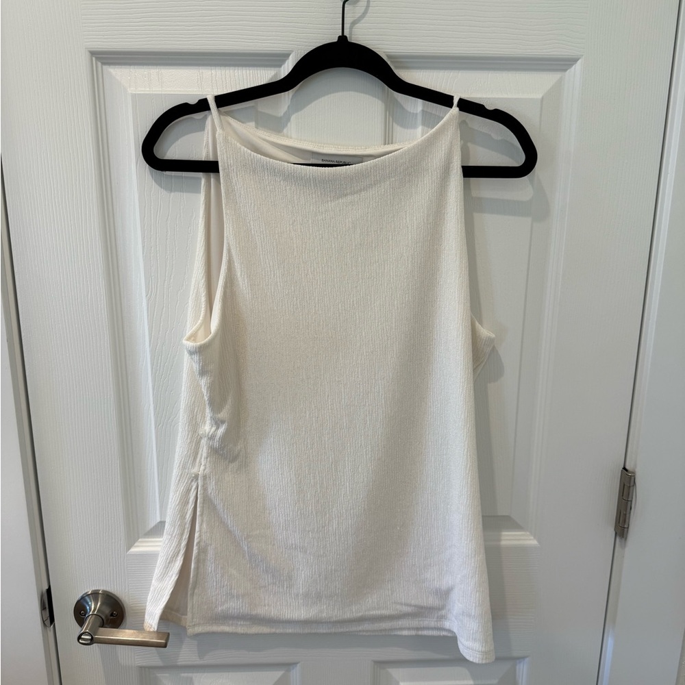 Banana Republic Off-White Tank Top